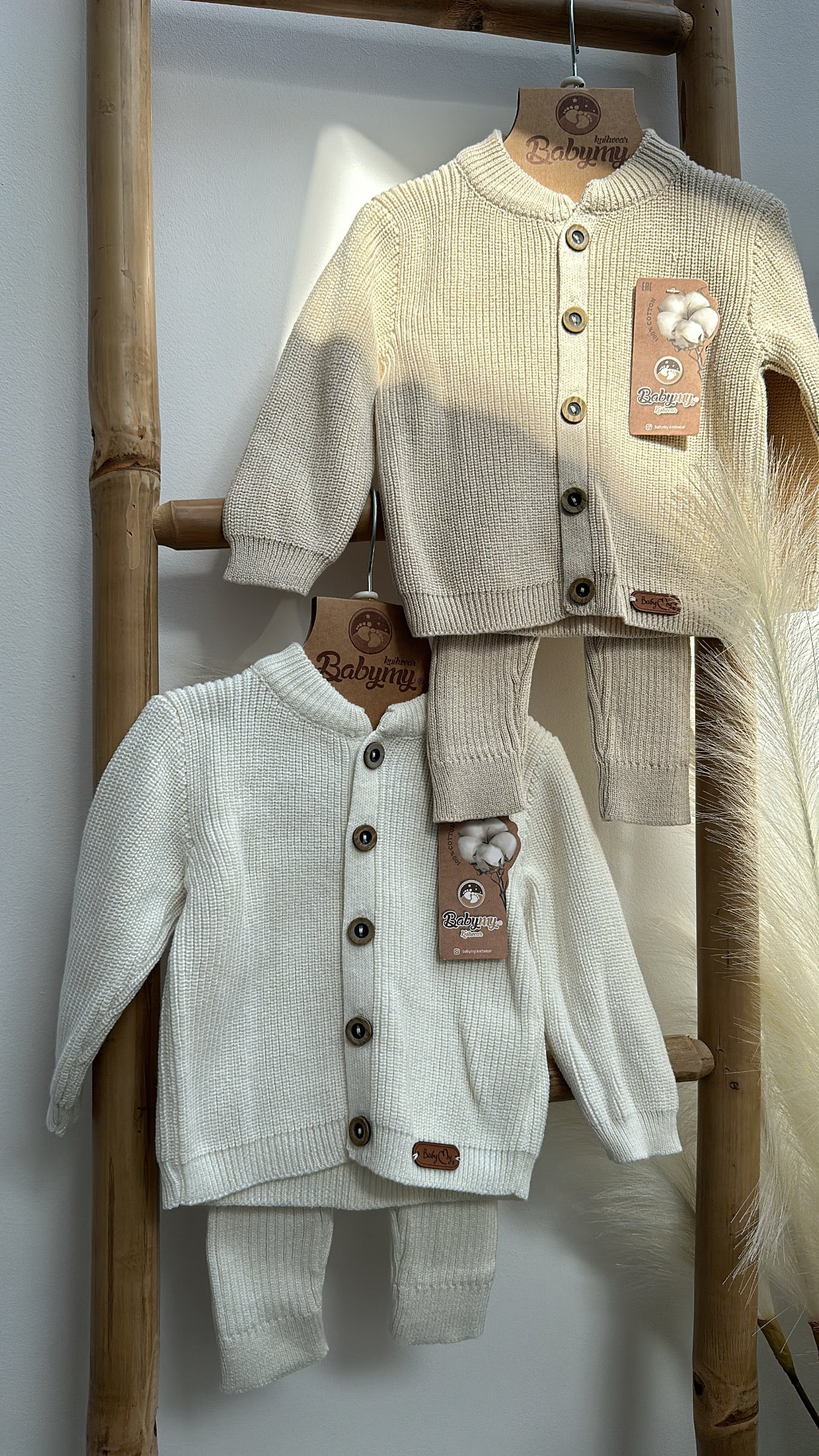 Set cardigan și pantaloni