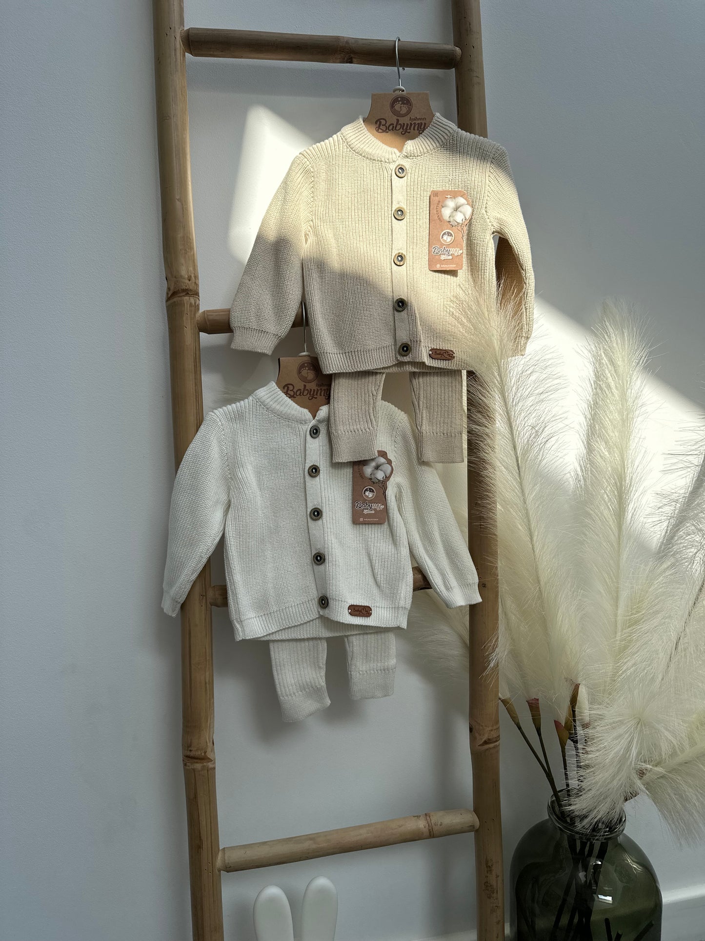Set cardigan și pantaloni